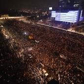 بالصور| تظاهرة كبيرة للمطالبة باستقالة رئيسة كوريا الجنوبية