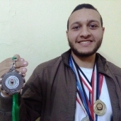 محمود عرابي الحاصل على المركز الثالث في رياضة للتيكونجستو