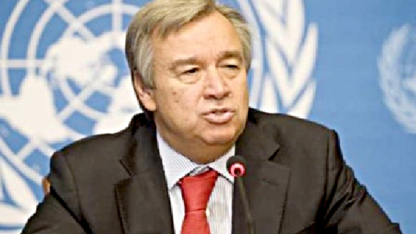 الأمين العام لمنظمة الأمم المتحدة أنطونيو جوتيريش