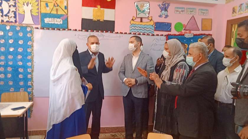 افتتاح مدرسة طاهر بكفر الشيخ