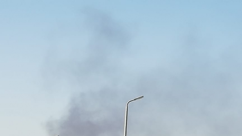 حريق بجوار مخازن وزارة الصحة