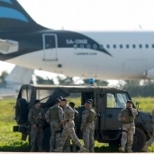 الطائرة الليبية المختطفة