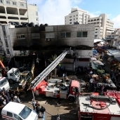 الاحتلال يحرق محلات تجارية ومكاتب في رام الله