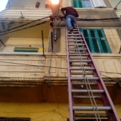 رفع كفاءة الكهرباء والإنارة بحي الجمرك بالإسكندرية