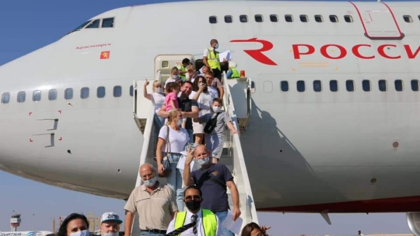 تدفق السياح الأجانب إلى مصر