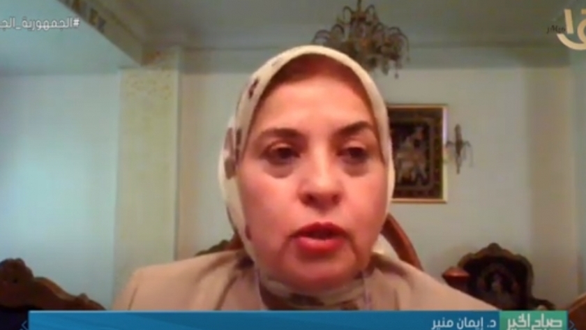 الدكتورة إيمان منير - أستاذ طب الأطفال ورئيس وحدة السكر بمستشفى الأطفال في جامعة عين شمس