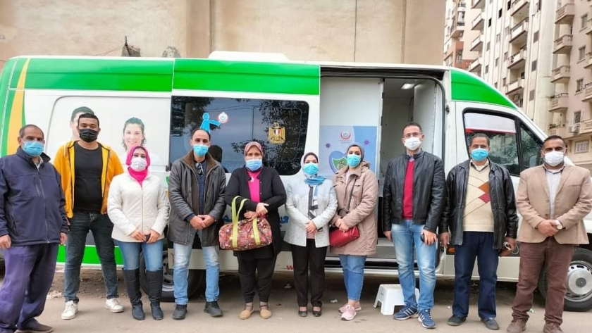 حملات تطعيم المواطنين بلقاح فيروس كورونا في المنوفية