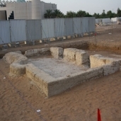 بقايا المسجد المكتشف فى الإمارات
