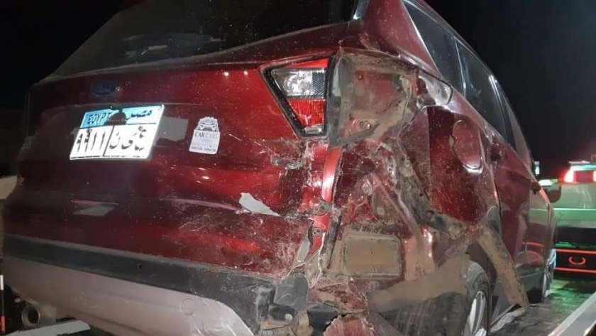 نجاة العميد أحمد يحيي برلماني ممدن الموت قي حادث سير بالغربية