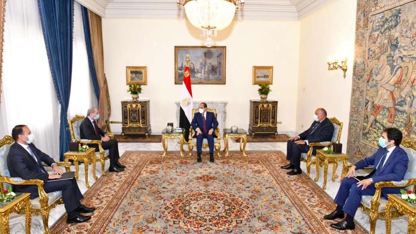الرئيس السيسي يستقبل وزير خارجية الأردن
