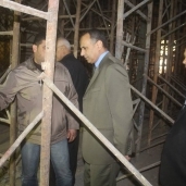 أحد اعمال ترميم وزارة الآثار