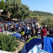 بالصور| اشتباكات بين شرطة اليونان ولاجئين