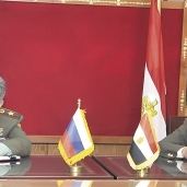 وزيرا الدفاع المصري والروسي "أرشيفية"