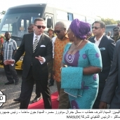 العضو المنتدب لـ"جنرال موتورز مصر" مع رئيس غانا