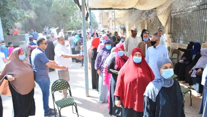 اقبال الناخبين في كفر الشيخ
