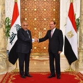 السيسي ورئيس الوزراء العراقي