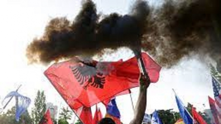 مظاهرات ألبانيا