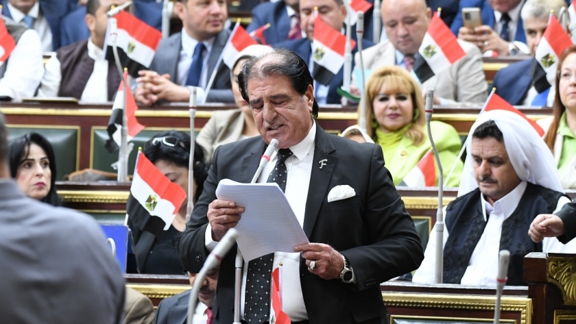 االنائب أحمد فؤاد أباظة، رئيس لجنة الشؤون العربية بمجلس النواب