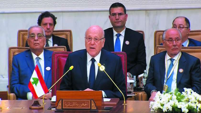 نجيب ميقاتى رئيس حكومة تصريف الأعمال اللبنانية