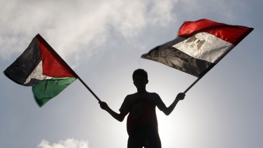 الشعب المصري يدعم القضية الفلسطينية
