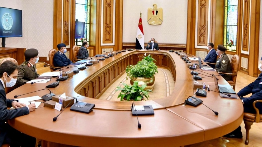 اجتماع للرئيس السيسي لمتابعة المشروع القومي "مستقبل مصر"