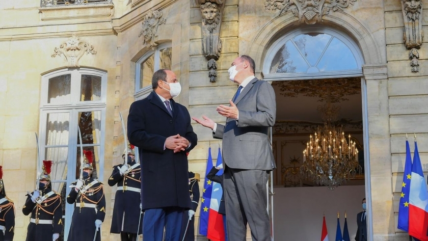 زيارة الرئيس عبد الفتاح السيسي لفرنسا - ارشيفية-