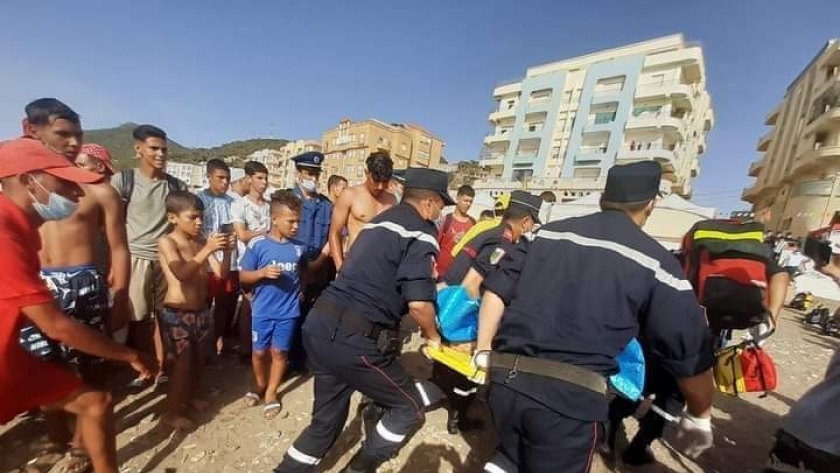 حادث تسمم شاطئ تنس ولاية الشلف بالجزائر