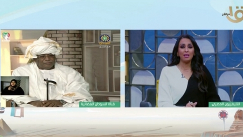 التلفزيون المصري والسوداني