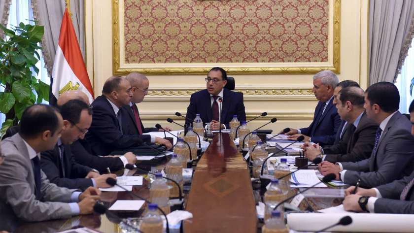 صورة لاجتماع  الحكومة برئاسة مصطفي مدبولي رئيس مجلس الوزراء