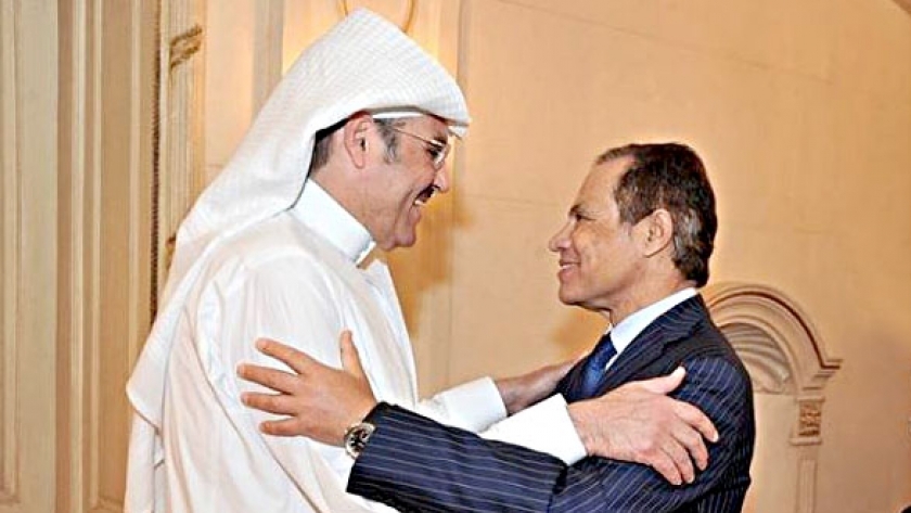 صورة من سفير السعودية مع الراحل منصور الجمال