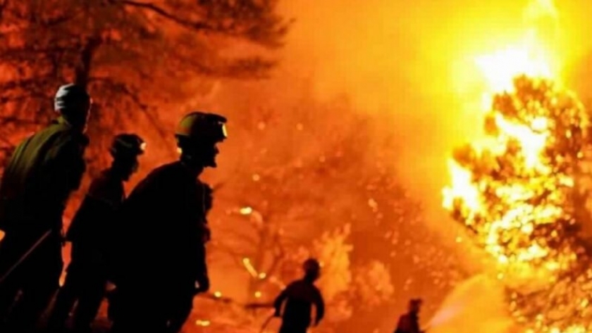 حرائق الغابات في الجزائر تقتل 18 عسكريا على الأقل خلال مواجهتها