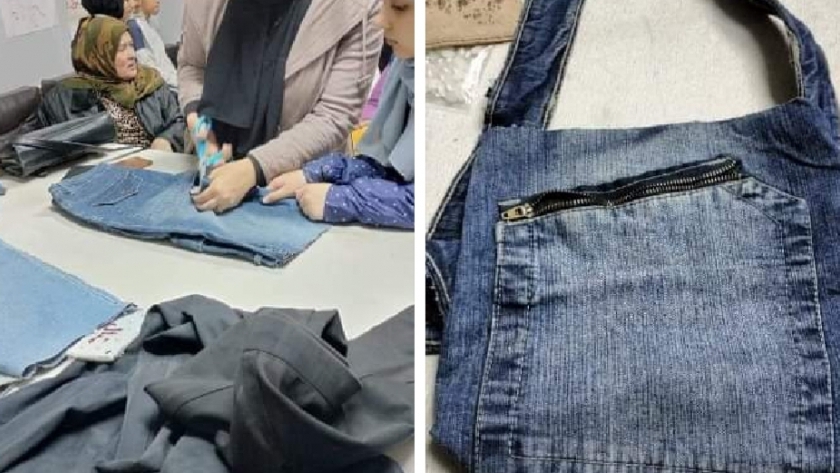 شباب ورياضة الشرقية تنظم ورشة عمل تدريبية عن "إعادة تدوير ملابس الجينز
