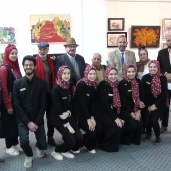 معرض السوق الفني بجامعة المنيا