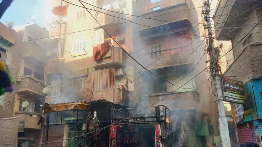 حريق مخبز فينو بمدينة أبوتيج