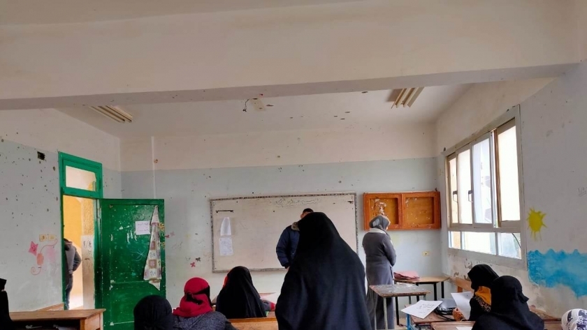 أمتحانات الشهادة الأعدادية بشمال سيناء