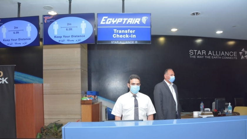 ارتفاع نسب تشغيل رحلات مصر للطيران