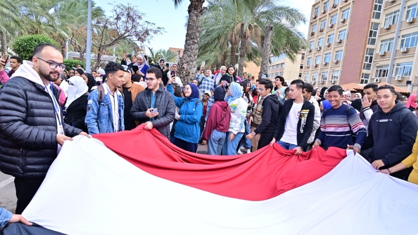 شباب الإسكندرية خلال المسيرة