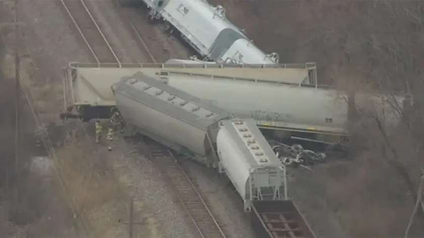 صور نشرتها فوكس نيوز عن حادث القطار