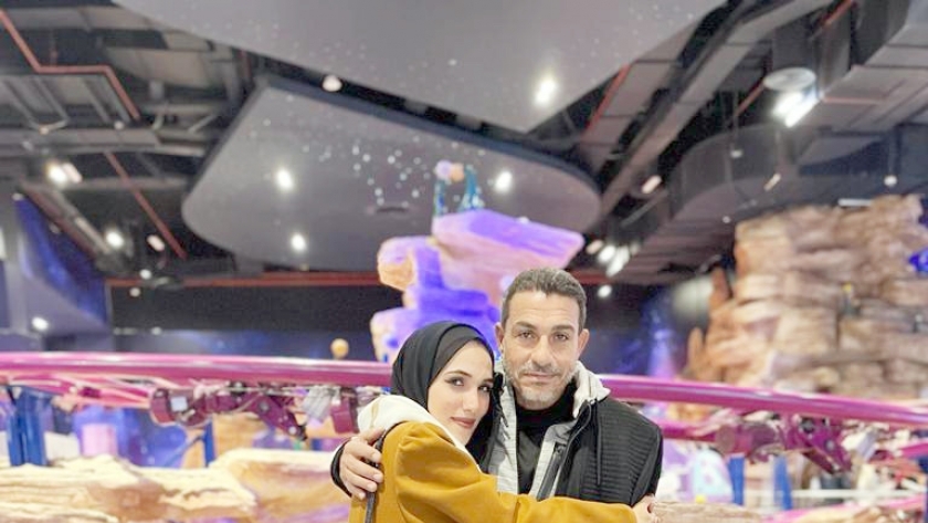 كريم أميرة مع والدها
