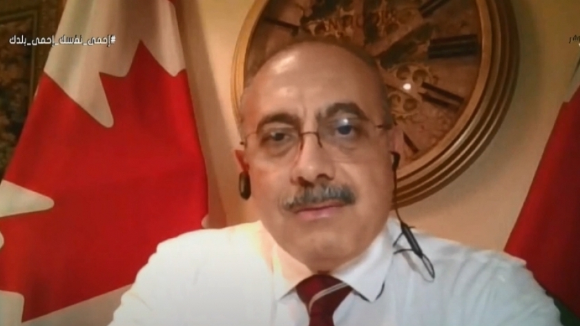 لنائب شريف سبعاوي عضو برلمان أونتاريو وأبناء الجالية المصرية في كندا