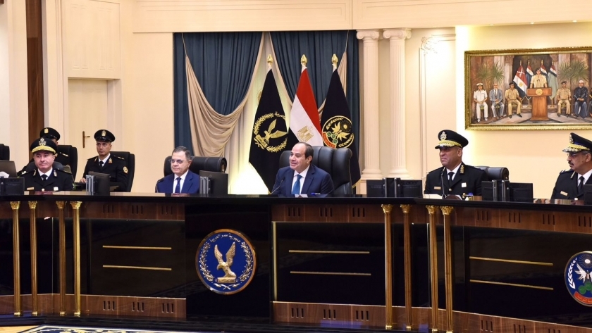 الرئيس عبدالفتاح السيسي في أكاديمية الشرطة