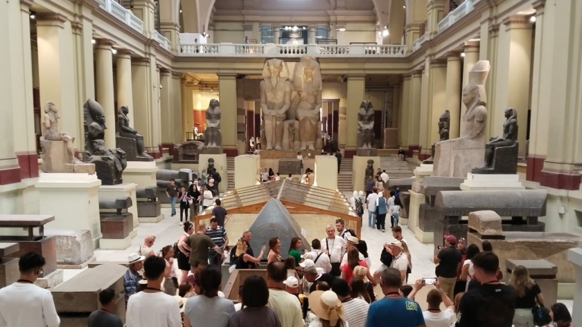 توافد زائرين بمتاحف الآثار في اليوم العالمي للمتاحف
