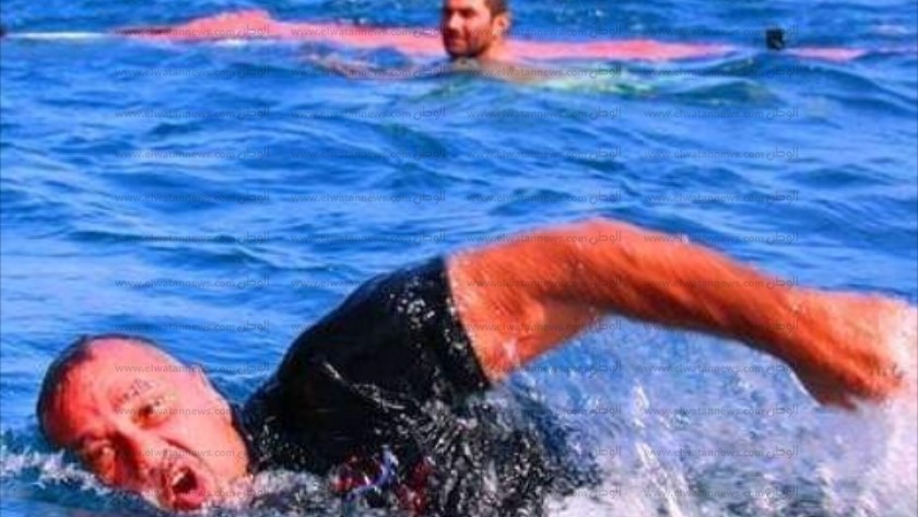 السباح خالد شلبى