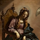 لوحة "السيدة العذراء مع يوحنا بن زبدي وغريغوريوس صانع المعجزات"