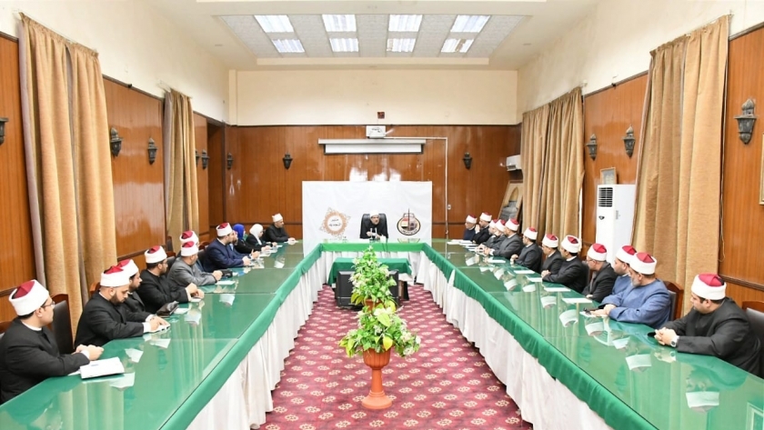 جانب من اجتماع وزير الأوقاف بخصوص خطة رمضان 2023