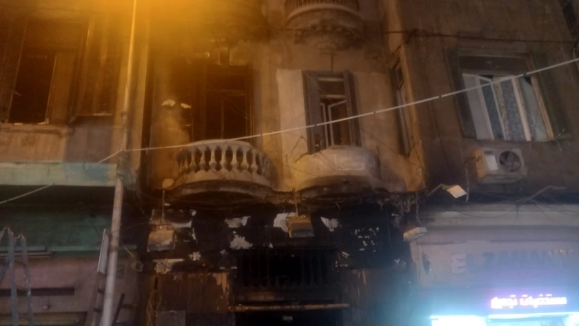 عقار حريق محرم بك في الإسكندرية