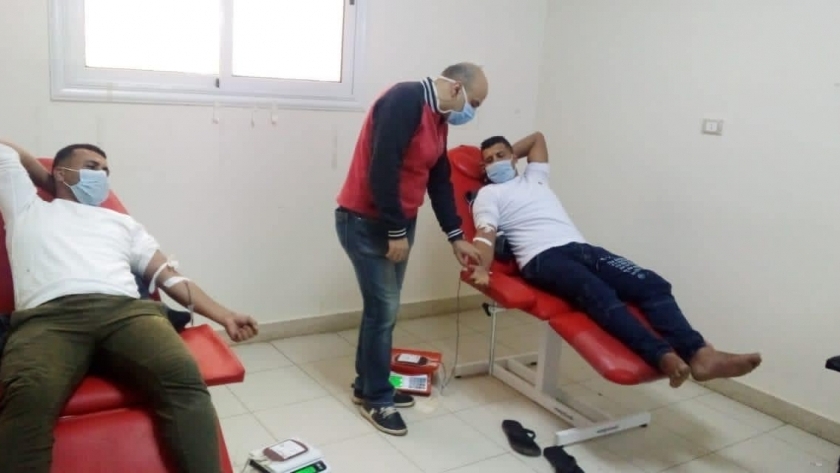 استمرار فعاليات مبادرة 20دقيقه تنقذ حياة للتبرع بالدم في كفر الشيخ