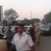 قوات الأمن تتحرك إلى ميدان محطة مترو حلوان