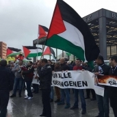 وقفة احتجاج تضامنا مع الاسرى الفلسطينيين في سجون الاحتلال الاسرائيلي
