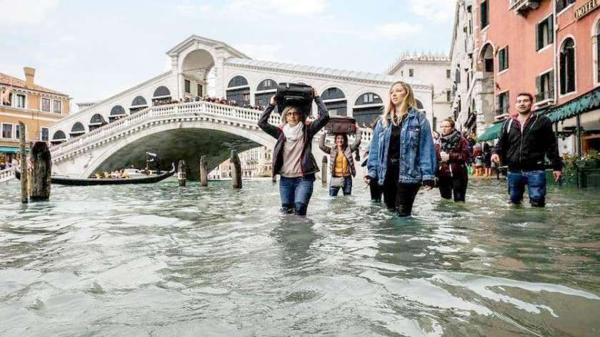 فيضانات في مدينة البندقية